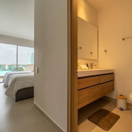 Baia Crystal Luxury - Penthouse Vista A La Laguna * Cartagena